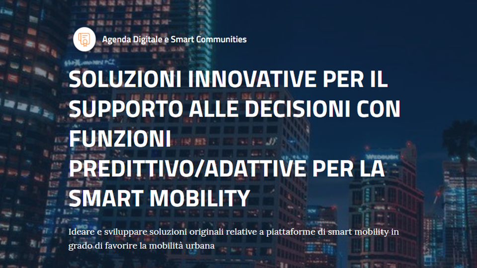 Smarter Italy: bando Smart Mobility