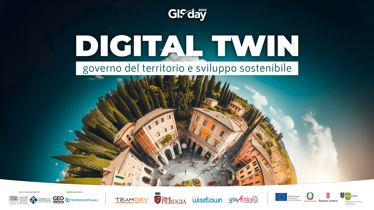 GIS Day 2023 – Digital Twin a Perugia il 15 novembre