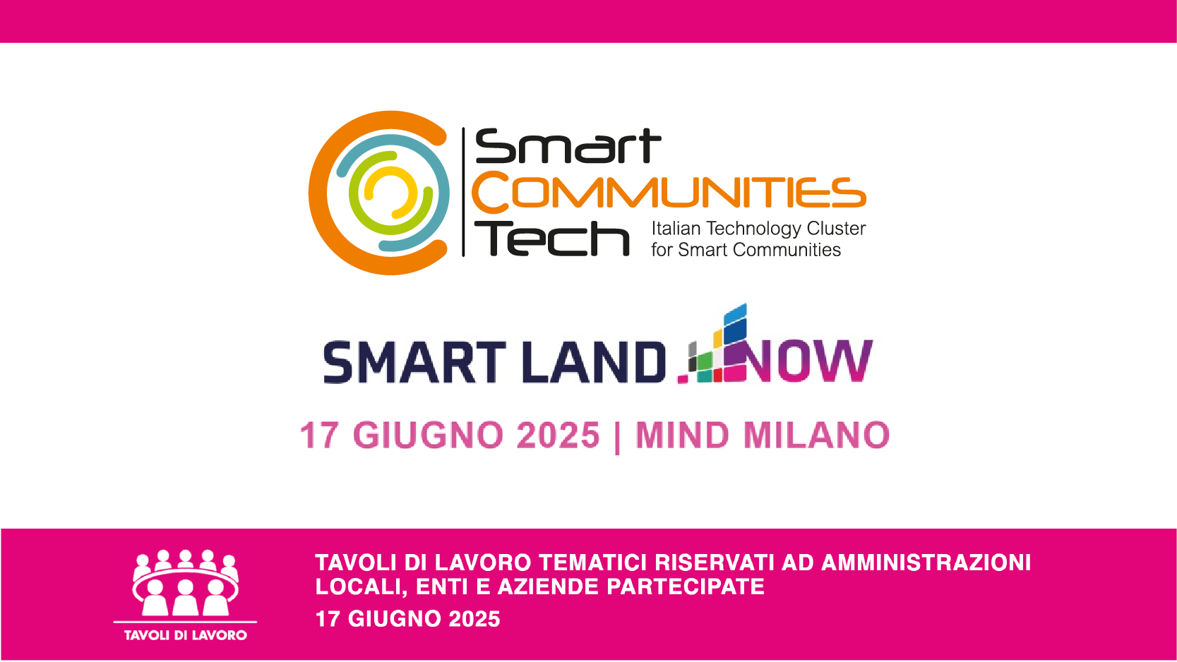 Il Cluster a Smart Land Now: AI, Digital Twin e GIS per la governance data-drive – 17 giugno