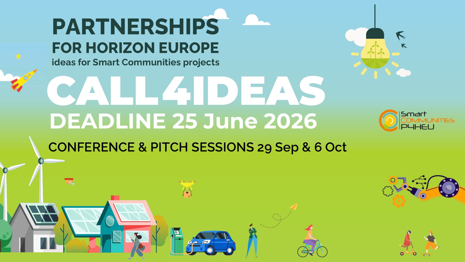 Partnerships for Horizon Europe 2026: aperta la Call4Ideas