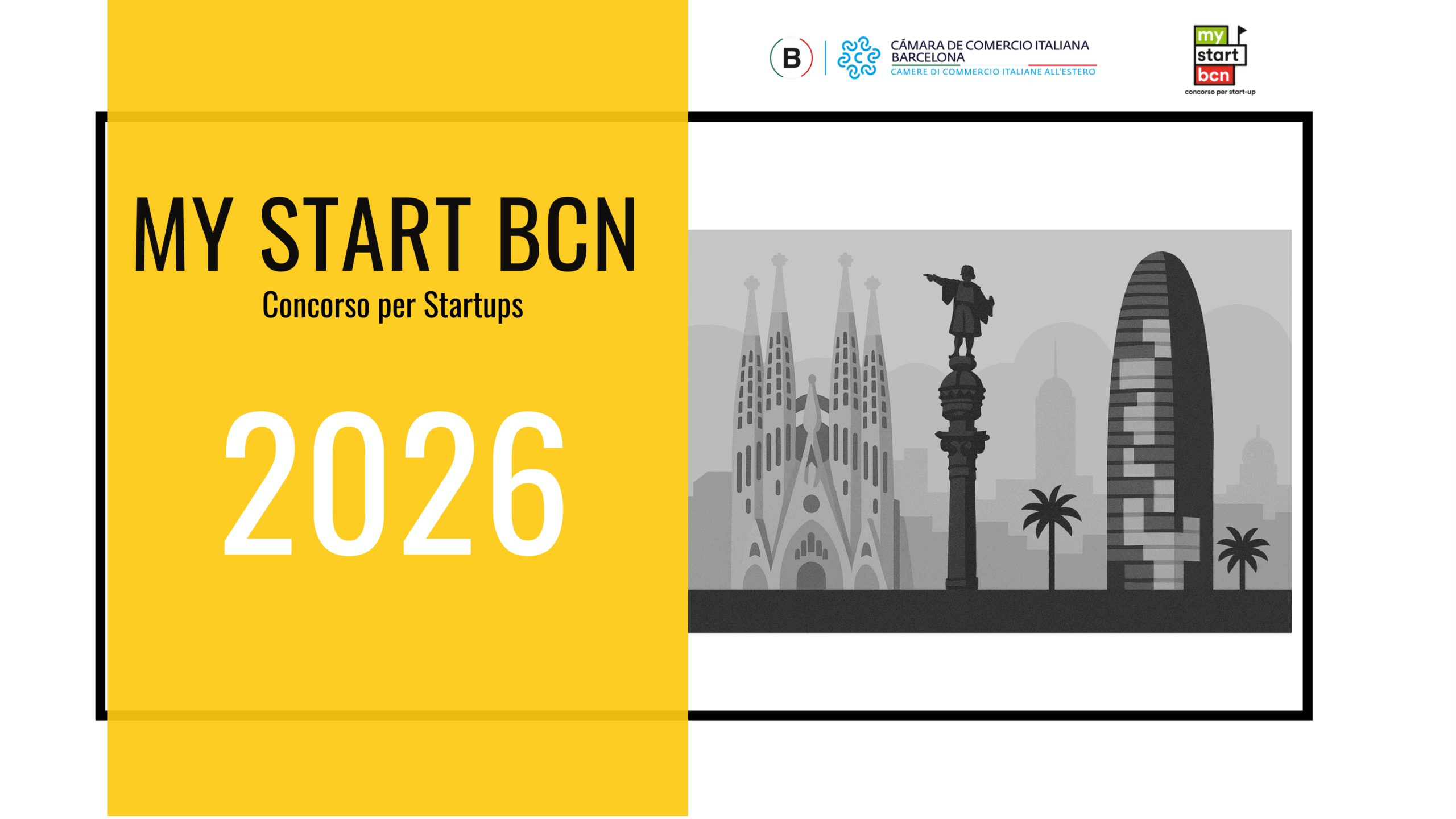 Concorso My Start BCN 2026 – Candidature entro l’8 ottobre 2026
